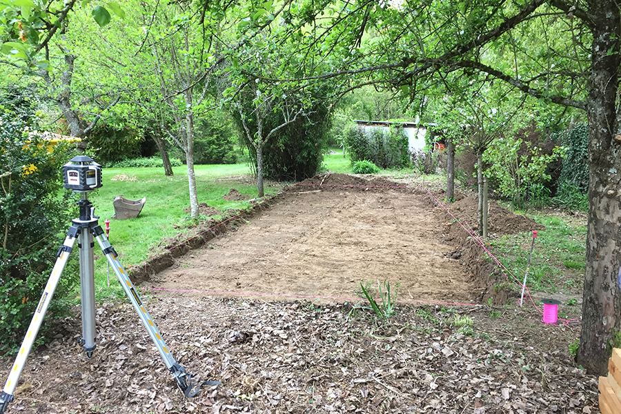 jardin sans terrain de pétanque AcBd Créativ'